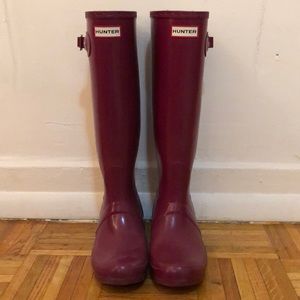 Tall Gloss Hunter Boots